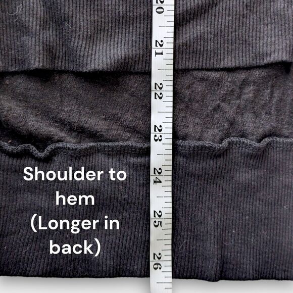 Sarah's Day‎ X White Fox Active Linen Ballet Hoodie Sweater Womens Small WFA - Picture 8 of 9